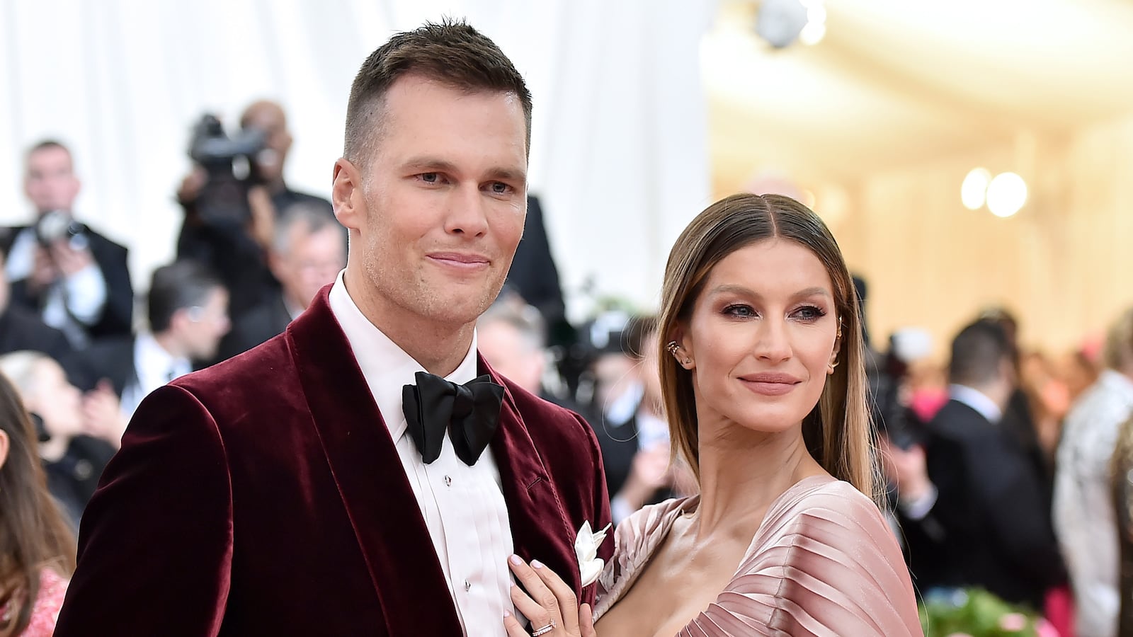 NEW YORK, NEW YORK - MAY 06: Tom Brady and Gisele Bündchen attend The 2019 Met Gala Celebrating Camp: Notes on Fashion at Metropolitan Museum of Art on May 06, 2019 in New York City. (Photo by Theo Wargo/WireImage)