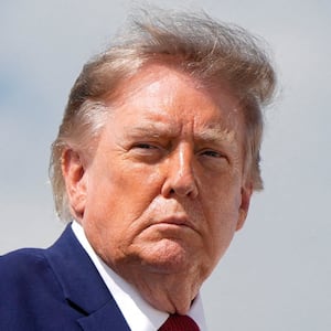 U.S. President Donald Trump boards Air Force One at Joint Base Andrews, Maryland, U.S., August 7, 2026.