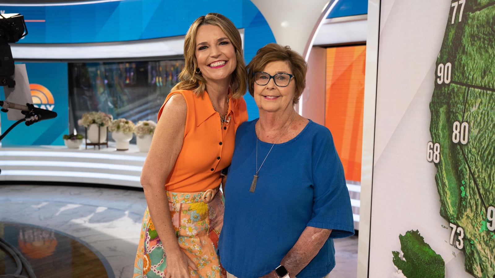 Savannah Guthrie and mother Nancy Guthrie on Thursday, June 15, 2023.