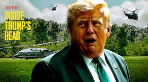 Donald Trump at Camp David