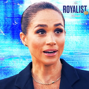 A photo illo illustration of Meghan Markle for The Royalist.