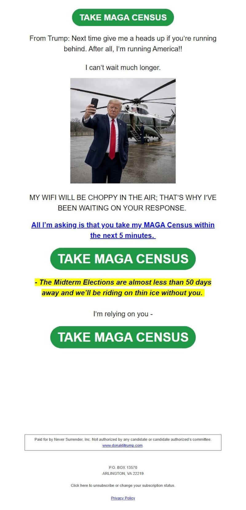 Archive of Political Emails