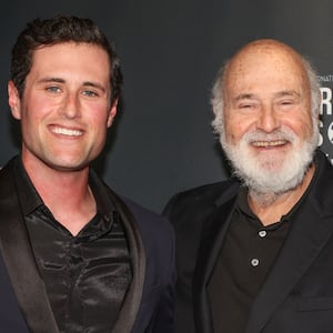 Jake Reiner (L) and Rob Reiner (R) attend the 24th Annual Beverly Hills Film Festival
