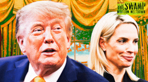 Donald Trump and Ashley Hinson for The Swamp.