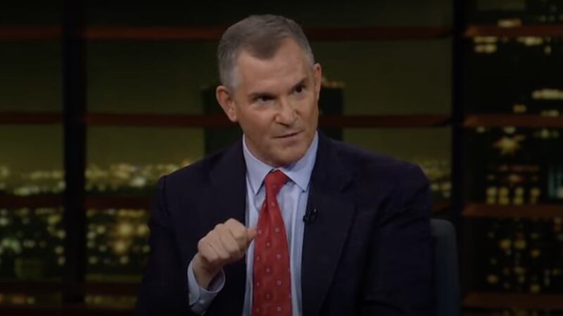 Journalist Frank Bruni on the Friday episode of HBO}s “Real Time with Bill Maher.”