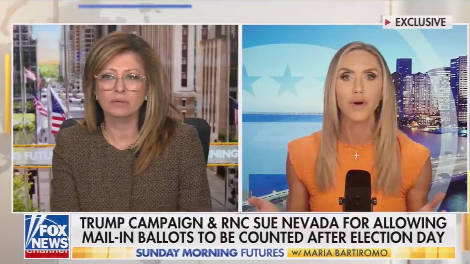 Lara Trump makes an appearance on Fox News