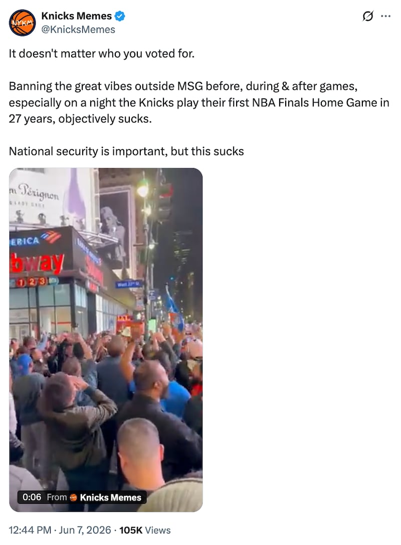 trump msg knicks