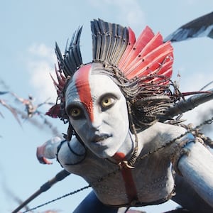 A still from "Avatar: Fire and Ash"