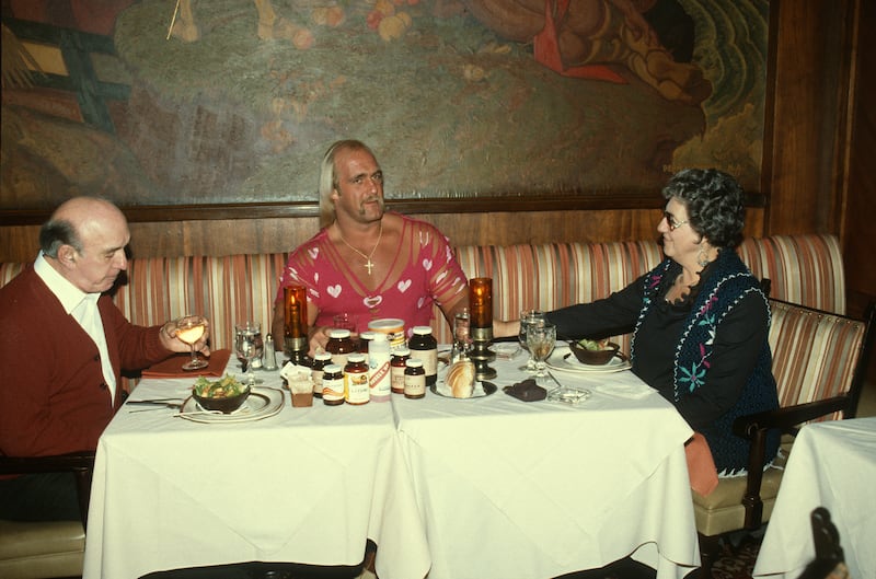 (L-R) Peter Bollea, Hulk Hogan, and Ruth Bollea in Hulk Hogan: Real American.