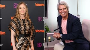 Julia Stiles and Andy Cohen.