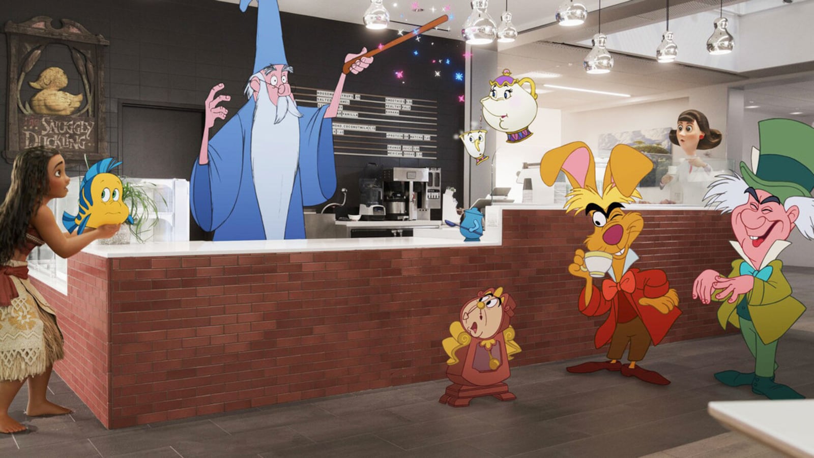 A hero image from the Disney short Once Upon a Studio would be great