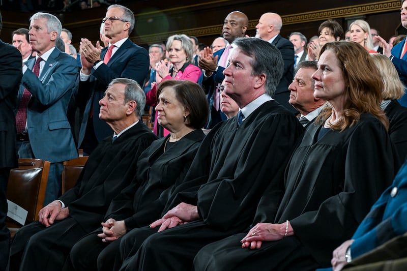Roberts and Barrett sided with the court's three liberals to permit states to accept mail-in ballots postmarked on or before Election Day.