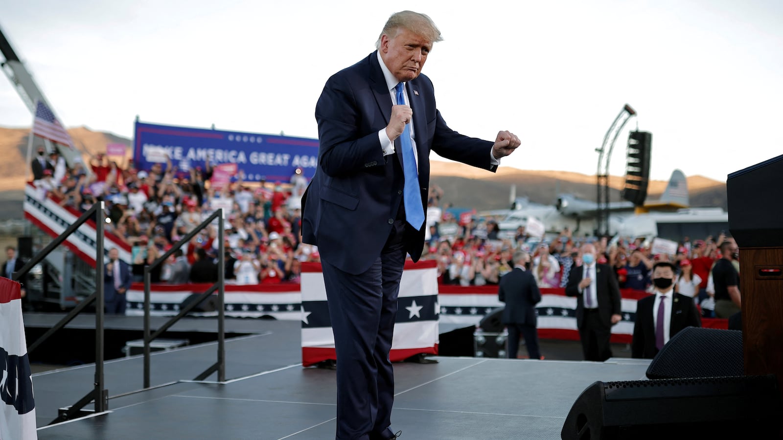 Donald Trump’s Spotify playlist gives an insight into his political style, friends say.