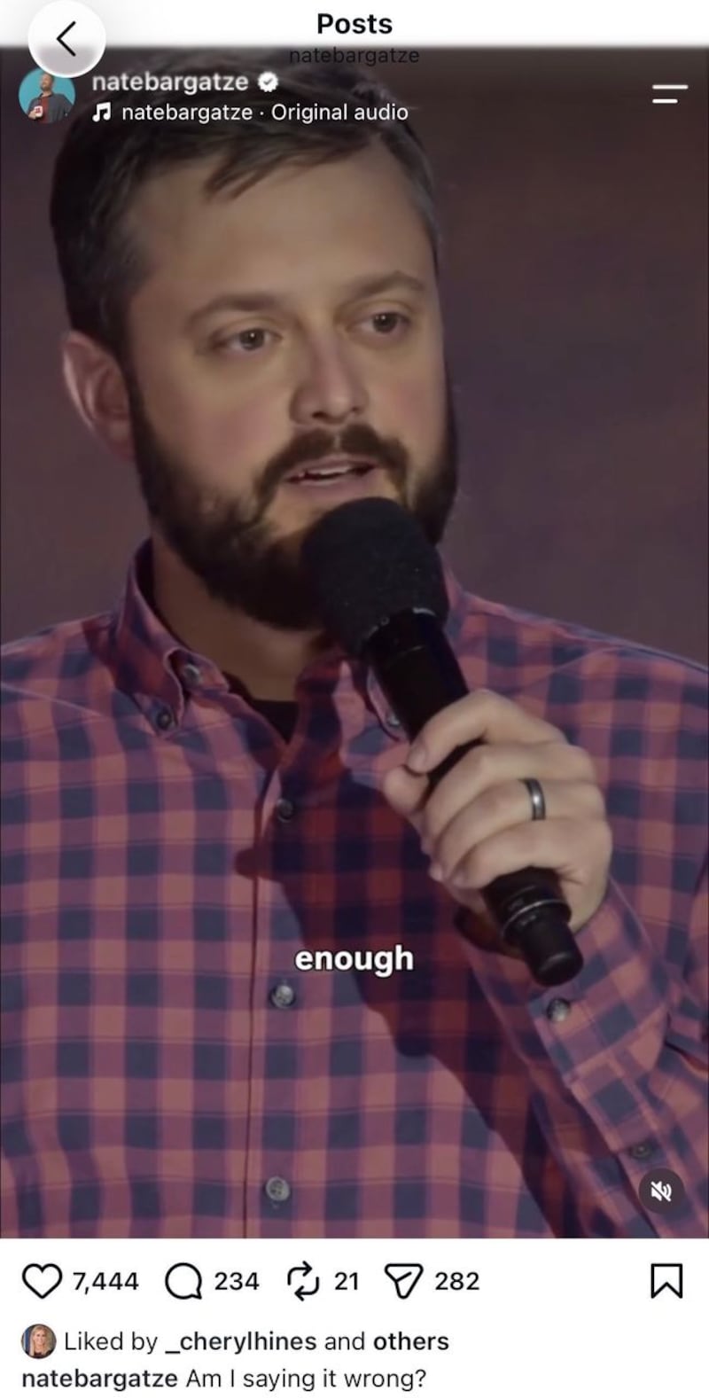 Nate Bargatze Cheryl Hines