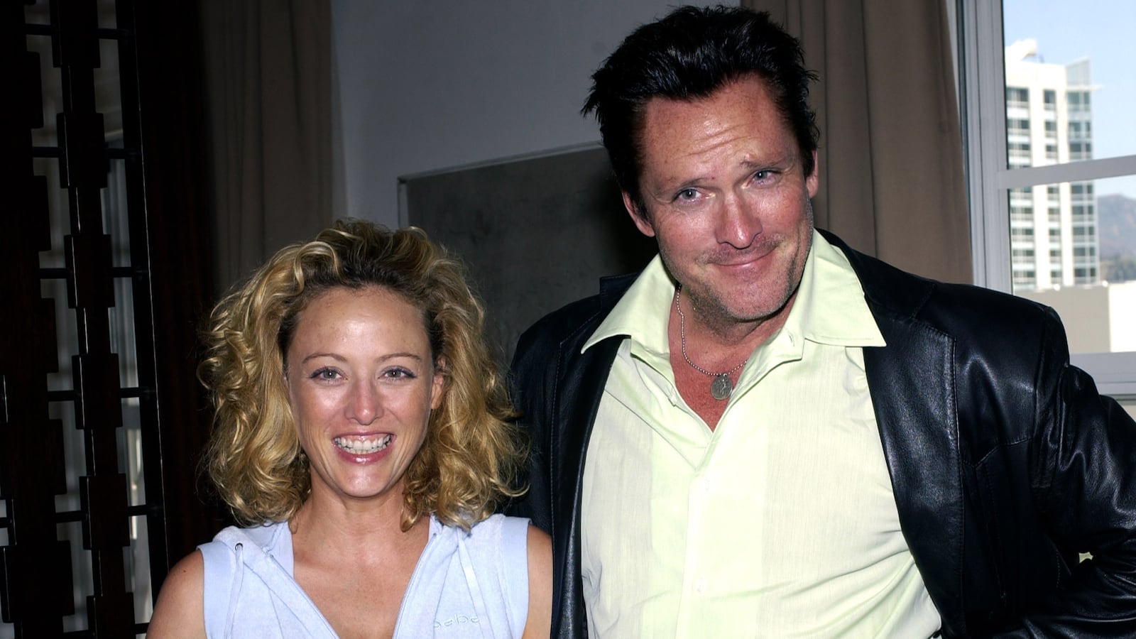 Virginia Madsen (L) and Michael Madsen (R)