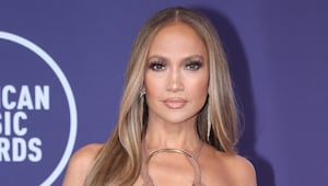 Jennifer Lopez attends the 2025 American Music Awards in Las Vegas, Nevada, on May 26, 2025.