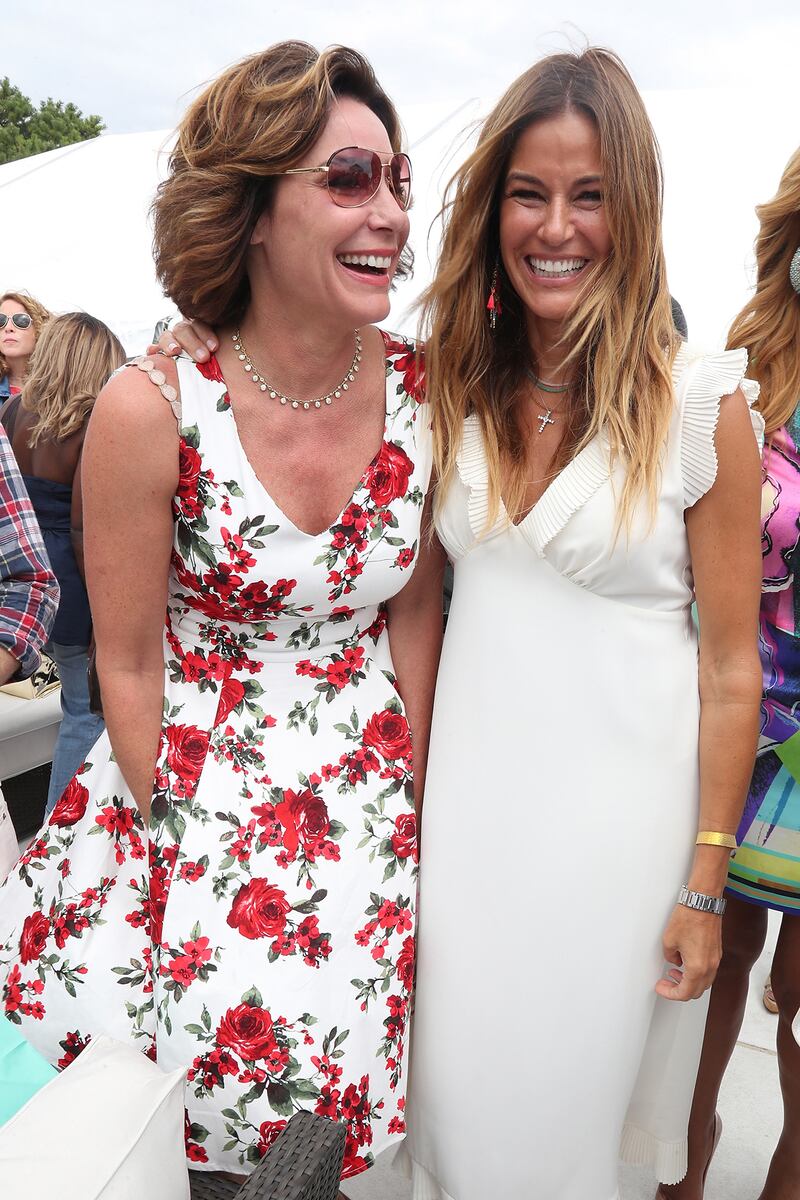 LuAnn de Lesseps and Kelly Killoren Bensimon attend the Jill Zarin's 5th Annual Luxury Luncheon on July 29, 2017.