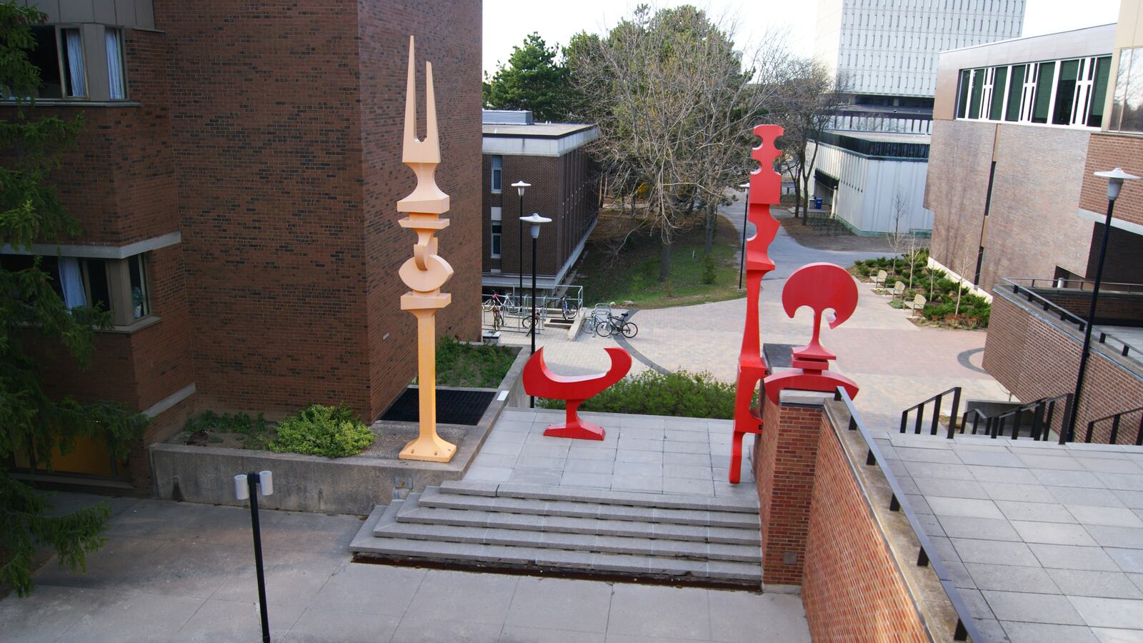 Three people were hospitalized after a stabbing attack during a gender studies class at the University of Waterloo (pictured).