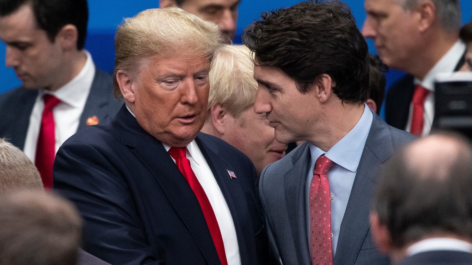 Donald Trump and Justin Trudeau