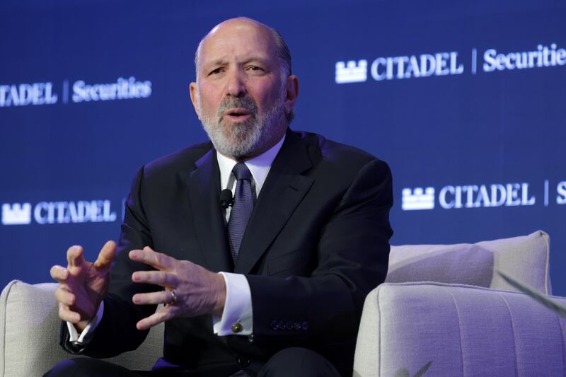 WASHINGTON, DC - APRIL 17: U.S. Secretary of Commerce Howard Lutnick speaks at the Semafor World Economy 2026 summit on April 17, 2026 in Washington, DC. The summit brings together business leaders and tech CEOs for discussions on economy, artificial intelligence and business trends. (Photo by Alex Wong/Getty Images)