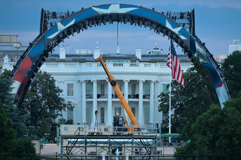 A majority of Americans oppose the UFC event on the White House South Lawn, a new poll shows.
