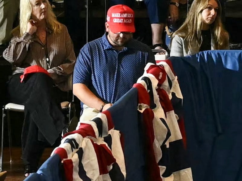 US Vice President JD Vance speaks during a rally at Koury Convention Center in Greensboro, North Carolina, on September 21, 2026.     KENT NISHIMURA/Pool via REUTERS