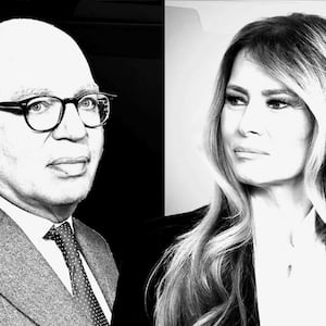 Michael Wolff and Melania Trump