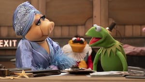 Miss Piggy and Kermit