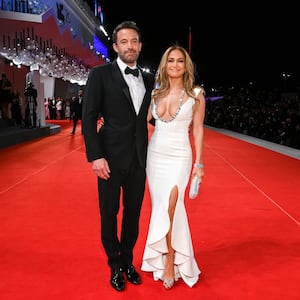 Ben Affleck and Jennifer Lopez at a movie premiere in 2021.