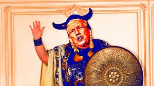 Donald Trump singing opera.