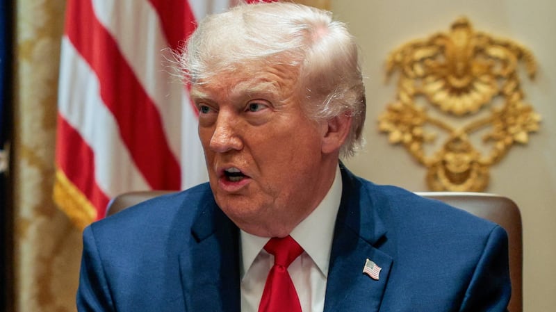 U.S. President Donald Trump and Secretary of State Marco Rubio attend a cabinet meeting in the Cabinet Room at the White House, in Washington, D.C., U.S., May 27, 2026.