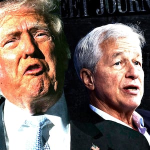 Donald Trump and Jamie Dimon