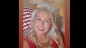 Karoline Leavitt insisted the person at the podium was not the "real" her in an Instagram Stories confessional clip.