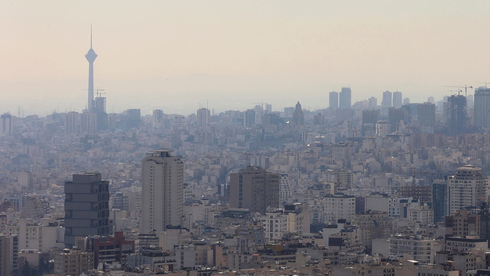 A general view of the city skyline in Tehran, Iran, Feb. 4, 2023.