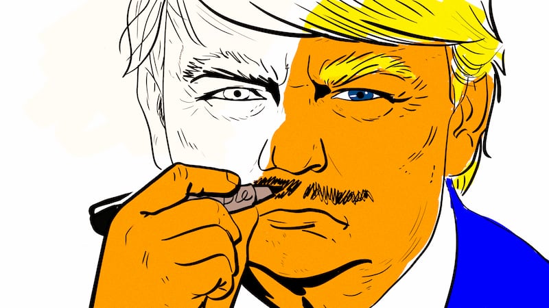 Donald Trump, sharpie photo illustration