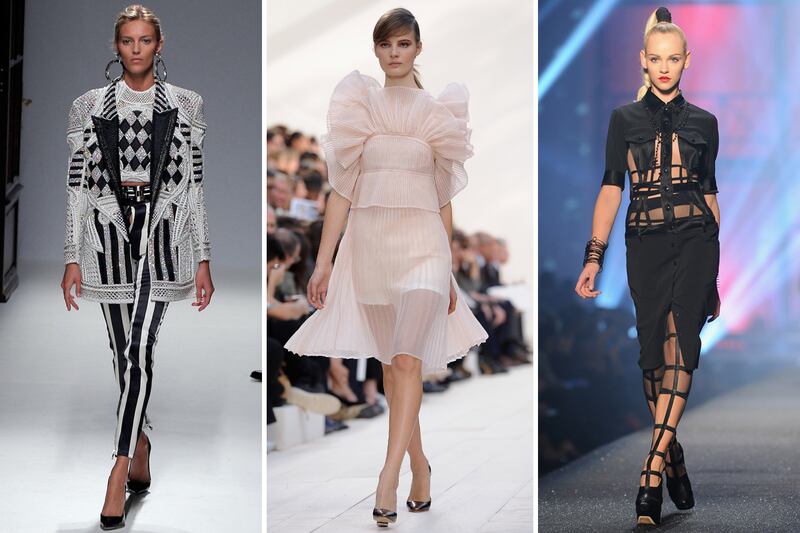 galleries/2012/10/04/the-8-craziest-trends-from-fashion-week-midriffs-ruffles-stripes-more-photos/craziest-fashion-trends-spring-2013-tease_lek5om