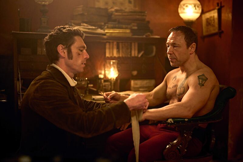 James Nelson-Joyce and Stephen Graham in A Thousand Blows.