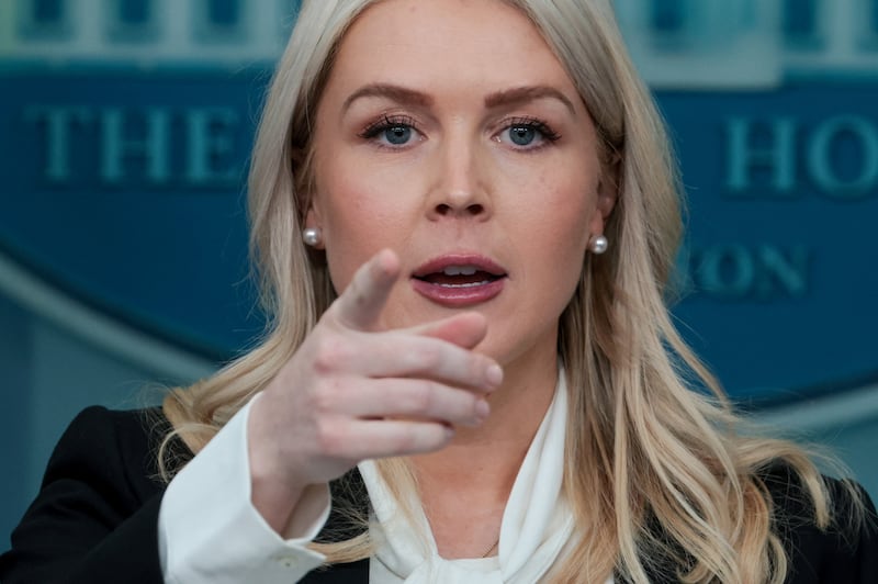 White House Press Secretary Karoline Leavitt holds a press briefing at the White House in Washington, D.C., U.S., March 4, 2026.