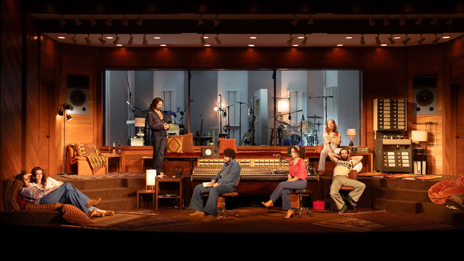 A still of the cast of 'Stereophonic'