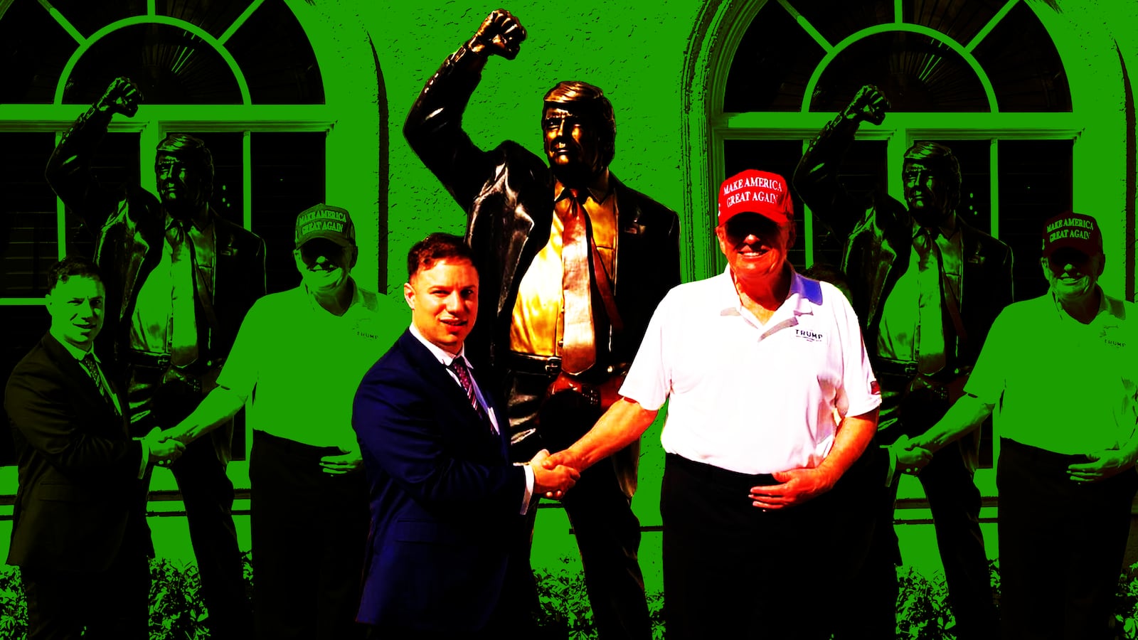 Anthony Constantino, Donald Trump phoot illustration