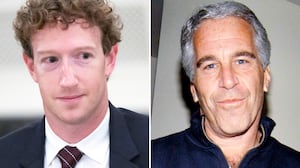 Mark Zuckerberg and Jeffrey Epstein.