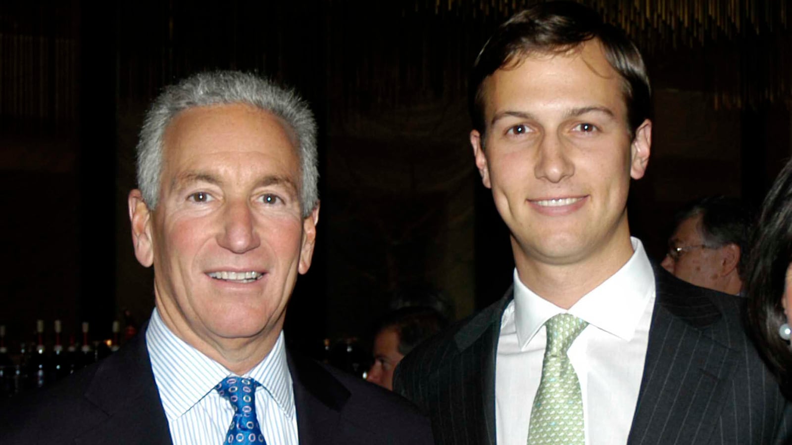 NEW YORK CITY, NY - APRIL 18: (L-R) Charles Kushner, Jared Kushner and Barbara Kushner attend Jared Kushner and Peter Kaplan Present the Relaunch of the New York Observer Website at Four Seasons Restaurant on April 18, 2007 in New York City. (Photo by PAUL LAURIE/Patrick McMullan via Getty Images)