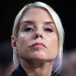 WASHINGTON, DC - OCTOBER 07: U.S. Attorney General Pam Bondi testifies before the Senate Judiciary Committee in the Hart Senate Office Building on Capitol Hill on October 07, 2025 in Washington, DC. Bondi faced criticism from Democrats on the Justice Department’s targeting of President Trump’s political opponents, including the recent indictment of former FBI Director James Comey.  (Photo by Win McNamee/Getty Images)