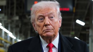 U.S. President Donald Trump tours the Ford River Rouge Complex on January 13, 2026 in Dearborn, Michigan. Trump is visiting Michigan where he will participate in a tour of the Ford River Rouge complex and later give remarks to the Detroit Economic Club.