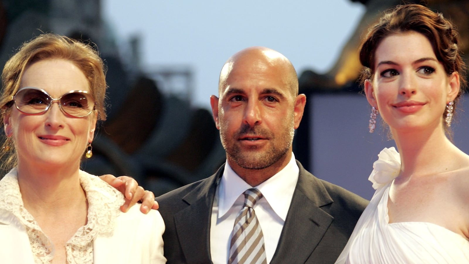 Meryl Streep, Stanley Tucci and Anne Hathaway