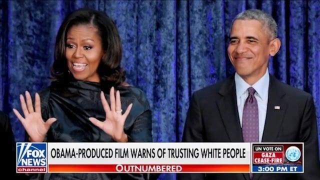 A Fox News segment focusing on the Obamas with the usual outrage-bait.