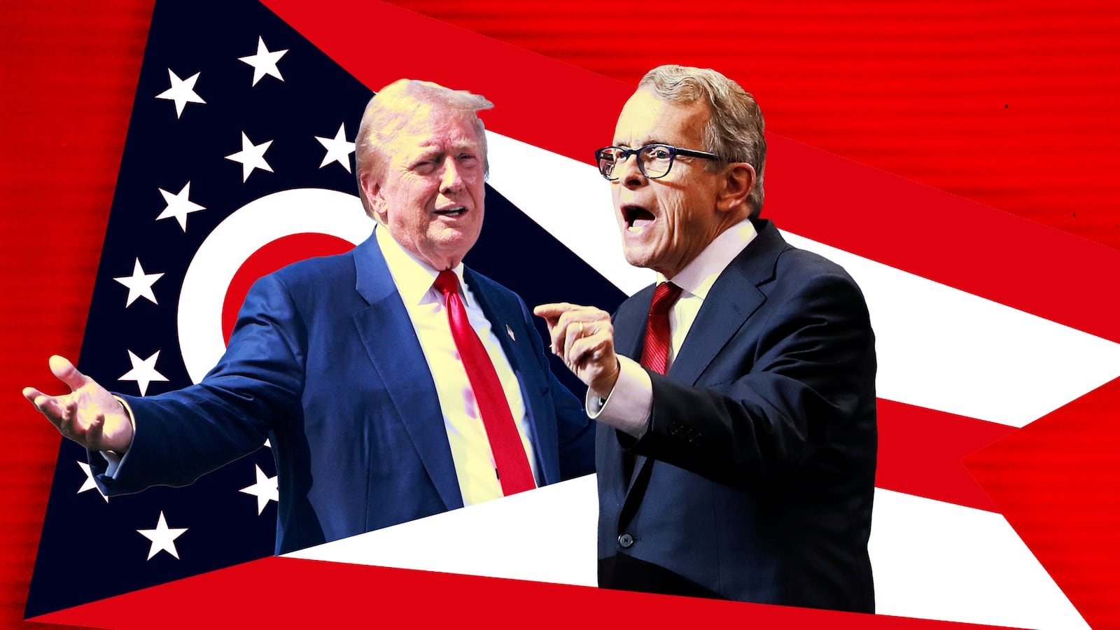 Donald Trump, Mike DeWine.