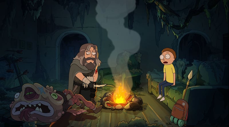 A scene from season 6 episode 1 "Solaricks"