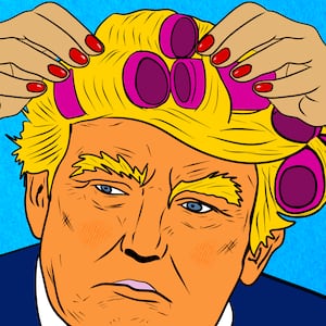 Donald Trump photo illustration