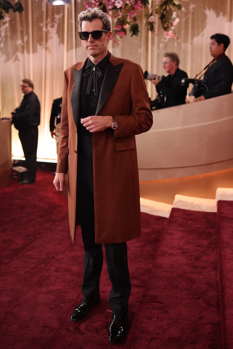 Timothy Simons on the red carpet at the 2026 Golden Globes (83rd Annual Ceremony) held at the Beverly Hilton in Beverly Hills, CA on Sunday, January 11, 2026.